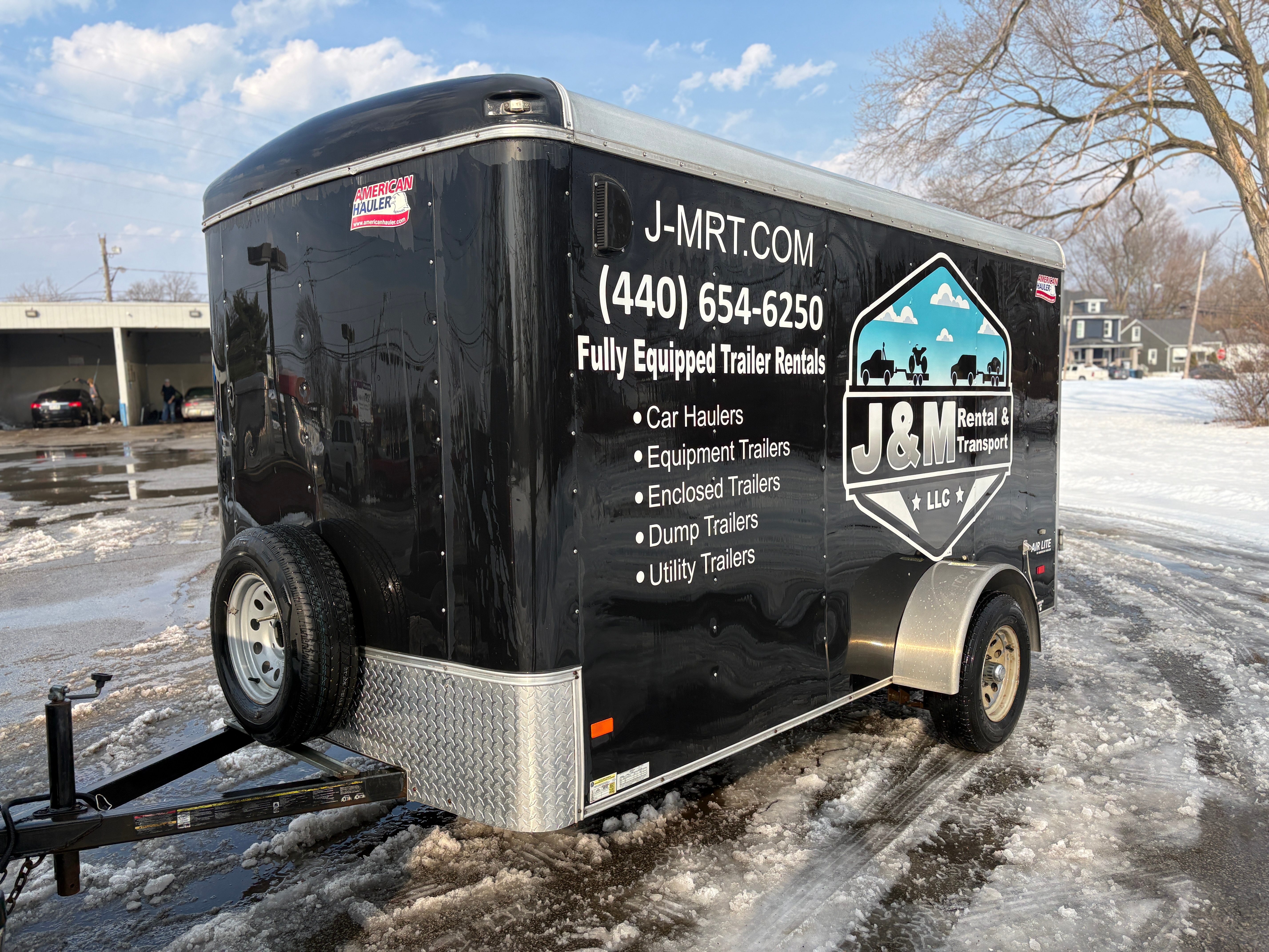 6x12' ENCLOSED TRAILER - Image 1